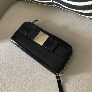Kate Spade Black Patent Leather Wallet